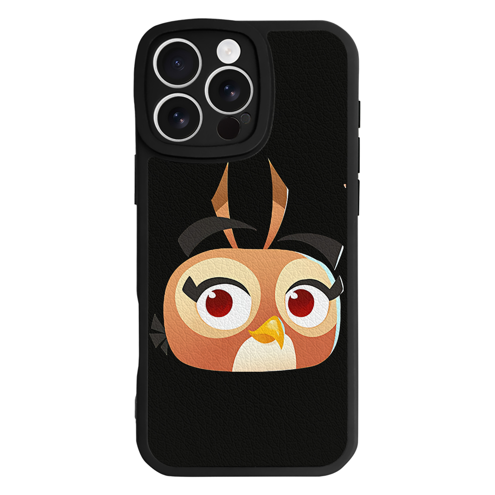 （画像用） Angry Birds アングリーバード 【iPhone 16シリーズ対応】シリコンスマホケース（レザー調） 材質：シリコン